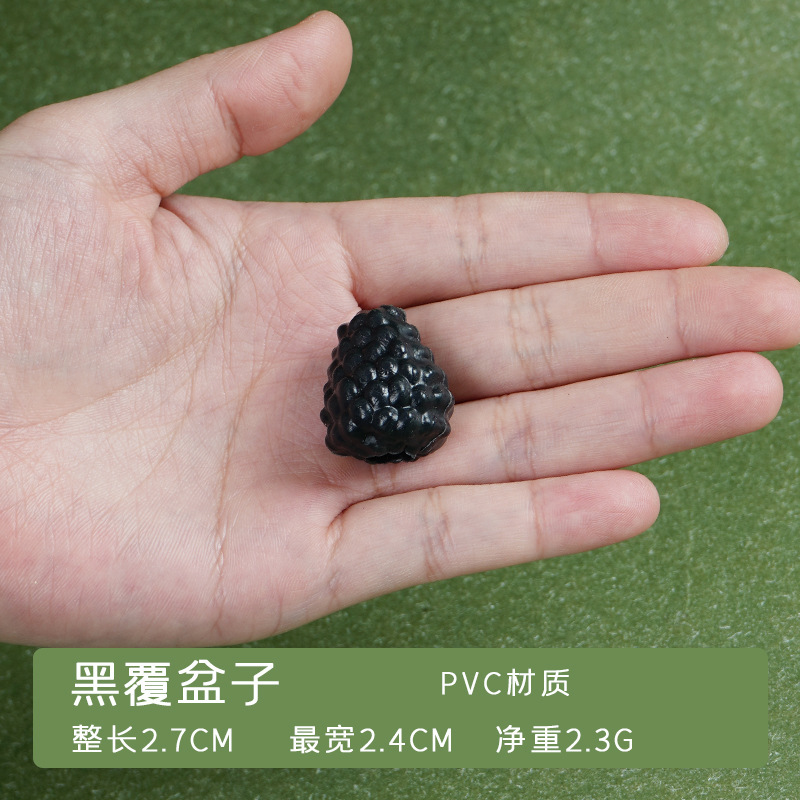 模擬イチゴモデル青と白のイチゴスライス PVC プラスチック偽フルーツ撮影小道具子供の認知教材おもちゃ|undefined