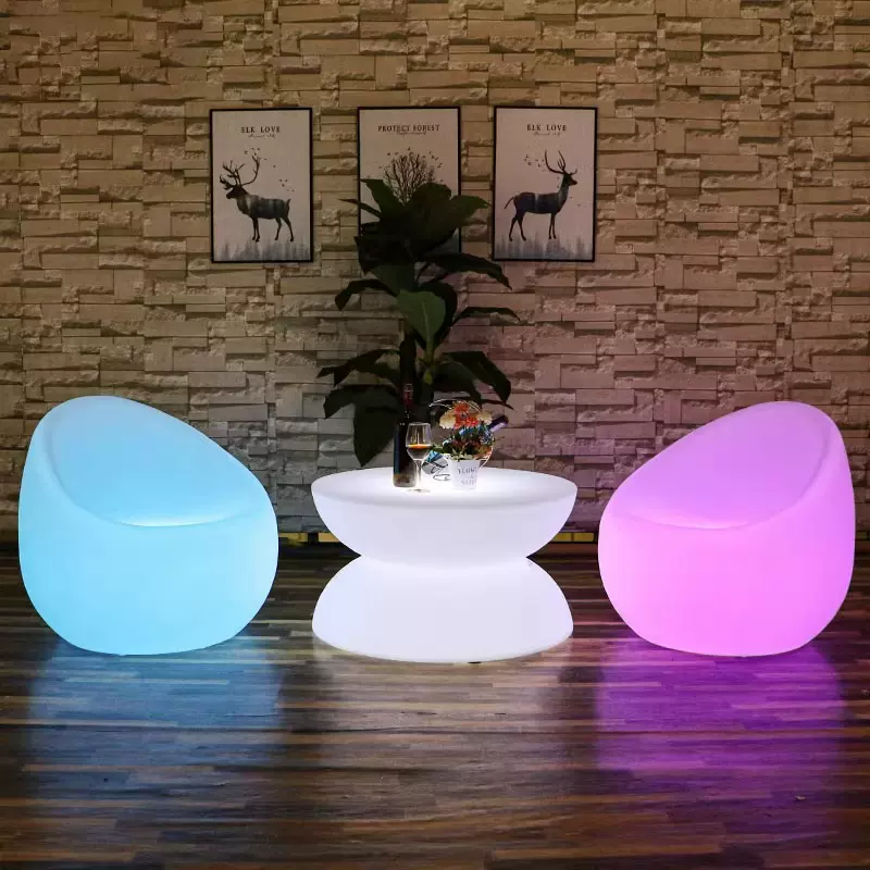 七彩茶几客厅ktv桌椅户外沙发组合民宿家具北欧移动吧台户外休闲