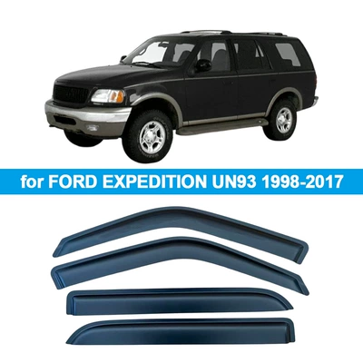 Suitable for Ford Ford Expedition 1998-2017 Rain Shield Side Window Deflector Rain Eyebrow Thickened Version (Rain shield) - for-ford-expedition-1998-20174pcs