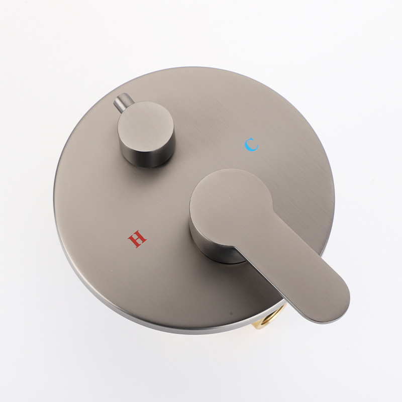 Oculta caja incrustada Válvula de mezcla de una sola función oculta traje de ducha caja incrustada tres funciones dos en tres