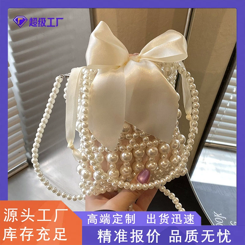 Свежая сладкая ниша дизайн маленькая сумка женская 2025 новая мода иностранная вода ведро сумка повседневная женская сумка