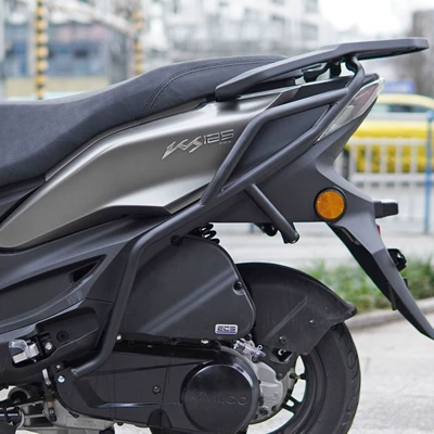 Suitable for Guangyang KS125 one-stop Motorcycle bumper - black-rear-bumper
