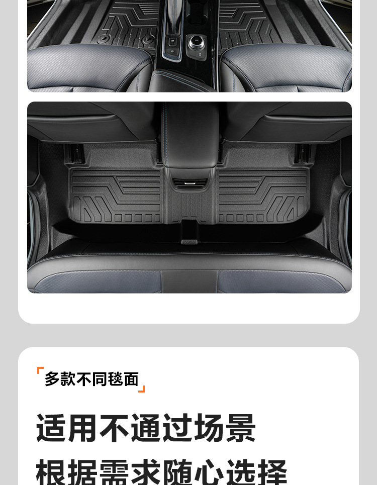 Special Buick 20-24 Micro Blue Velite 6 Pure Electric Fully Enclosed Door Sill Modified Tpe Car Floor Mats