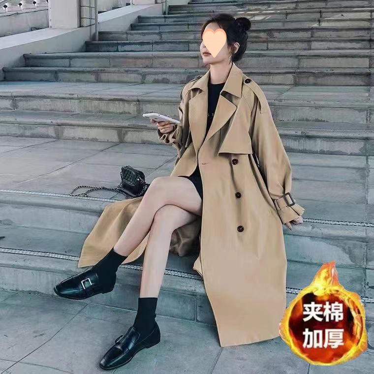 感风衣外套女中长款2025春秋新款韩系宽松小个子气质流行大衣|undefined
