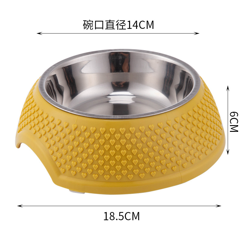 Inventario de comida para perros para mascotas tazón de acero inoxidable anti-derrapante antifolque tazón para perros tazón para gatos tazón para mascotas tazón para perros tazón de agua al por mayor