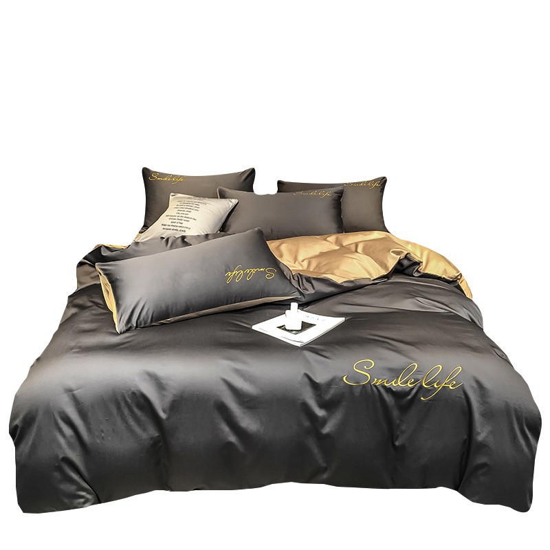 Bedding Set for Home Use in the Bedroom, Seven or Eight Pieces, Including Duvet Cover, Sheets, Pillows, Quilt, Complete Set, Bedding, Fitted Sheet