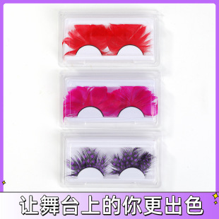 In stock free shipping false eyelashes 3D eye lashes handmade eye lashes a pair of natural long European and American lashes