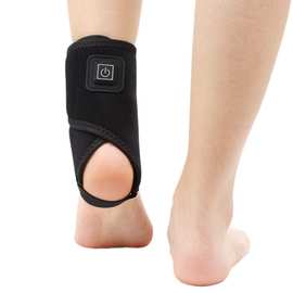 跨境热敷艾草电加热护脚腕护踝 男女运动扭伤保暖发热护脚踝套