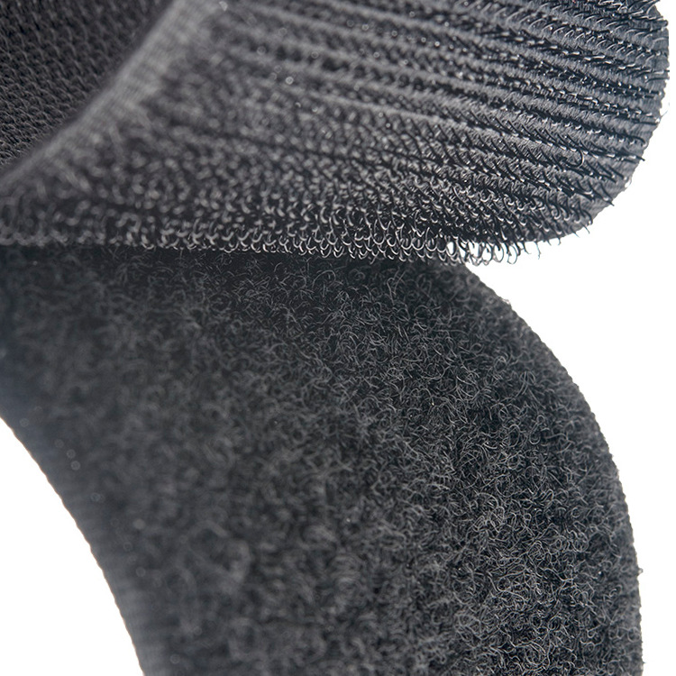 厂家直销 黑白子母扣 混纺尼龙搭扣 粘扣带 魔术贴