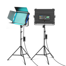 品色P9RGB补光灯120W大功率平板带挡板摄影拍照直播影视APP补光灯