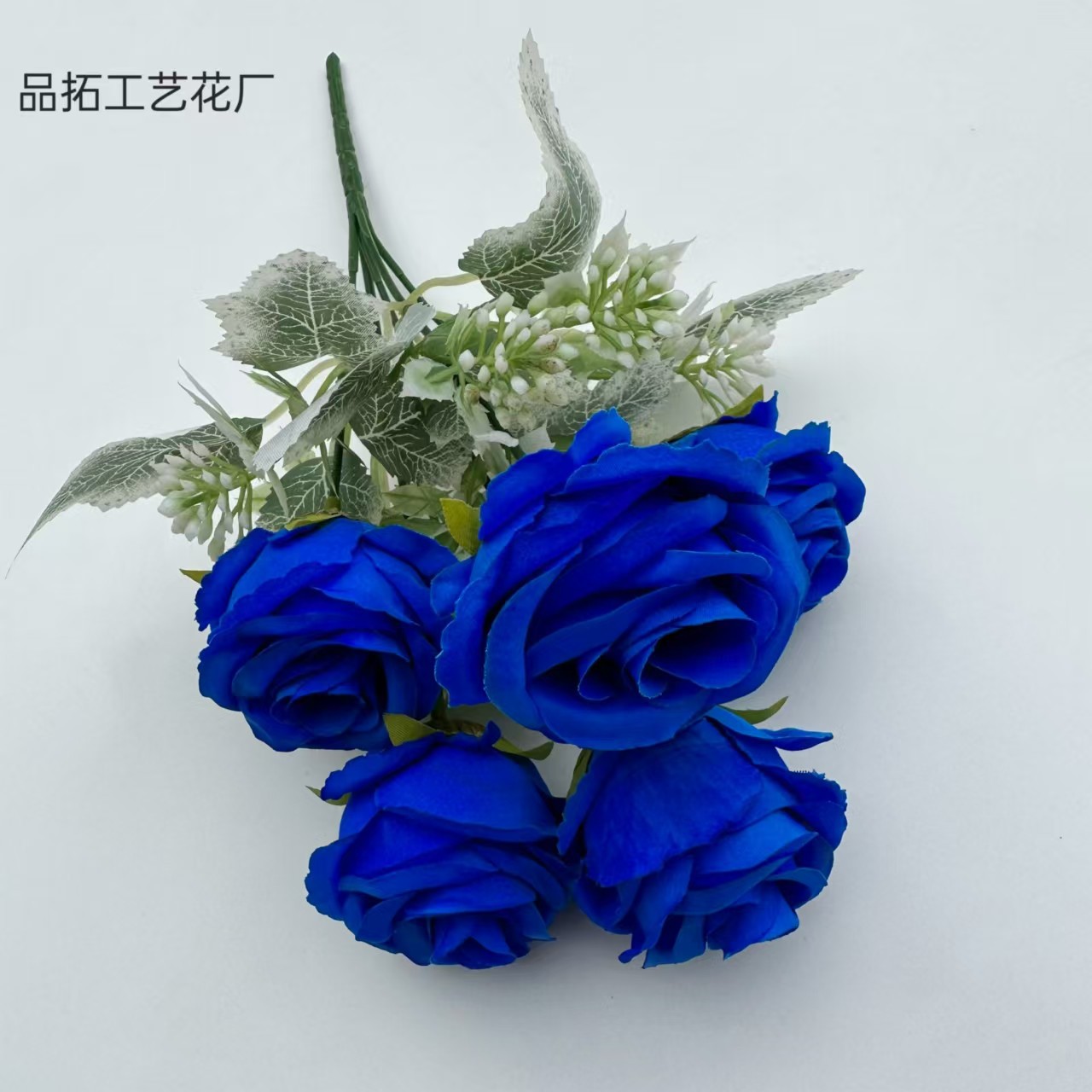 파란색