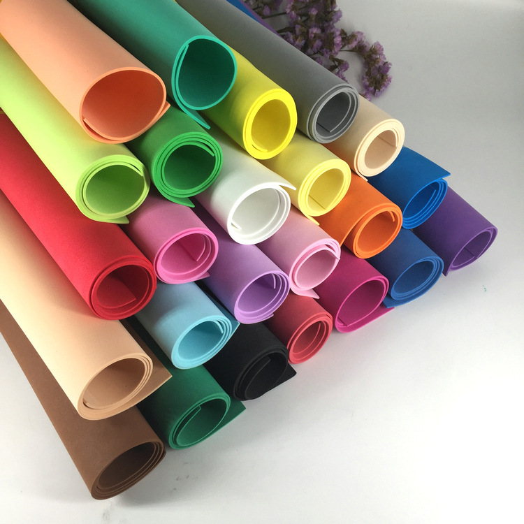 Papel de esponja EVA en polvo de brillo A4 con papel de brillo adhesivo papel de espuma de polvo de oro pegatinas de brillo de bricolaje creativo para niños