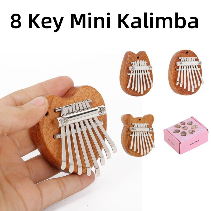 8 -tone mini kalimba finger thumb piano Marimba Kalinba music accessories pendant gift