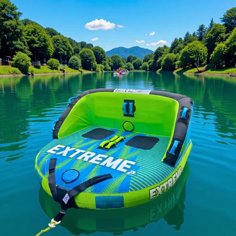 Cross-Border New Product Inflatable Towable Watercraft, Inflatable Towable Ring for 1-8 People, Towable Hovercraft Cross-Border New Product Inflatable Towable Watercraft, Inflatable Towable Ring for 1-8 People, Towable Hovercraft