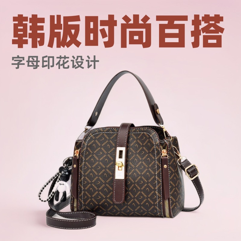 小包包女2025新款韩版女士单肩手提斜挎包时尚百搭潮女包厂家直销