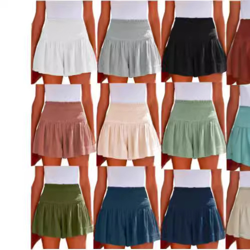 New Women's Shorts Cotton Cute Shorts Beach Culottes 2023 Summer Amazon Cross-Border Elegant Casual Shorts New Women's Shorts Cotton Cute Shorts Beach Culottes 2023 Summer Amazon Cross-Border Elegant Casual Shorts
