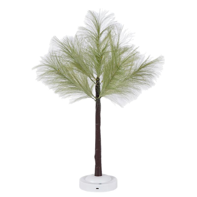 Inswind pluma lámpara de la chica corazón atmósfera luz nocturna fotos en vivo posada dormitorio decoración de cumpleaños romántica lámpara ornamental image 5