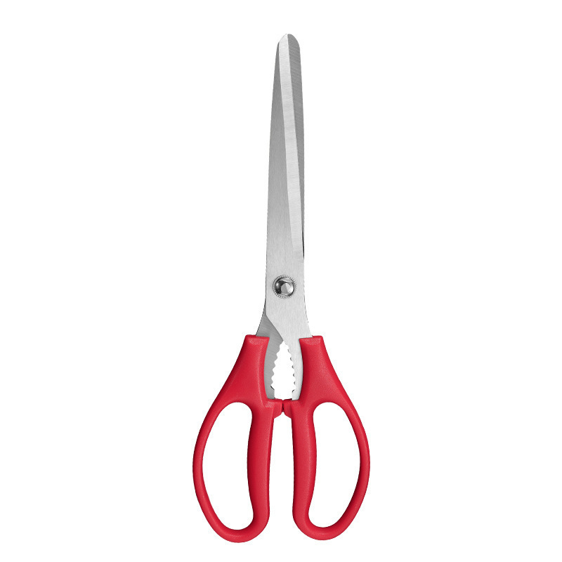Tijeras de acero inoxidable poderosas tijeras de flores tijeras de cocina tijeras de acero inoxidable tijeras de costura tijeras de coser tijeras de mango de Goma doméstica tijeras