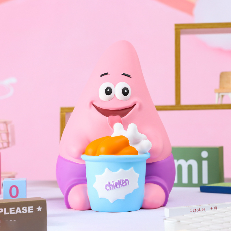 Emocional capabala alcancía vinilo durable alcancía regalo para niños decoración de escritorio entrega de una sola pieza