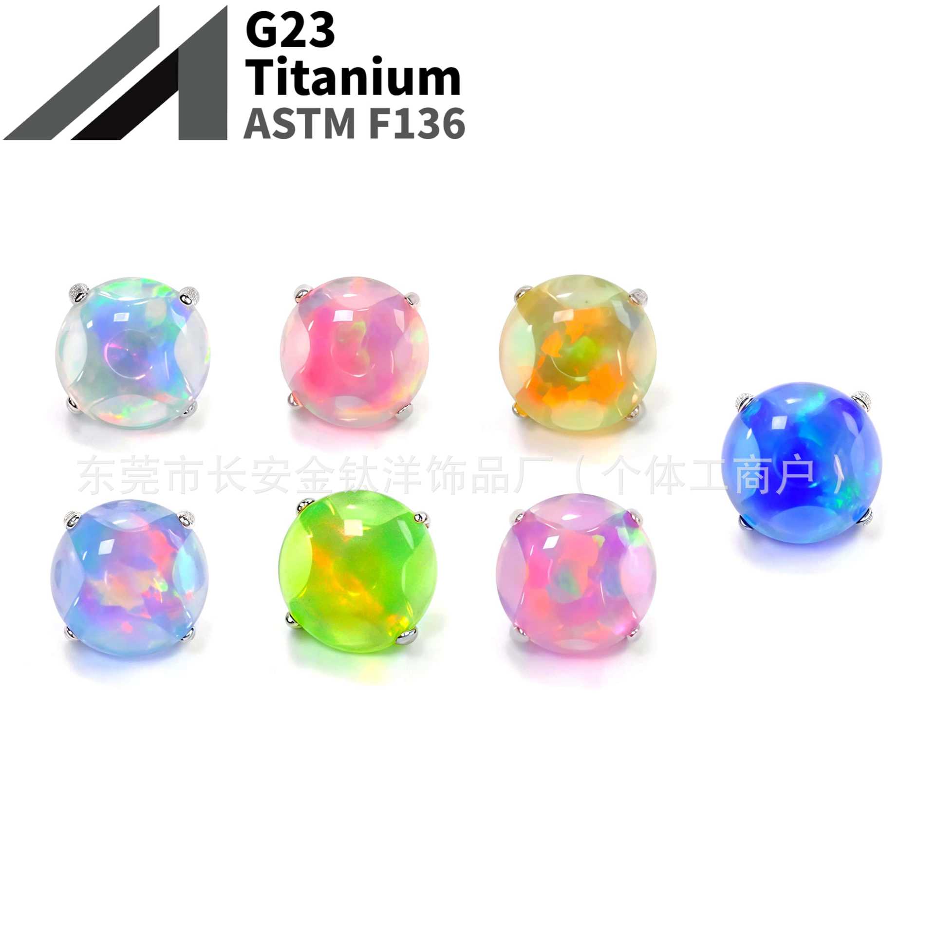 16G labret stud size and finish detail