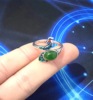 Retro three dimensional ring, accessory, simple and elegant design, wholesale