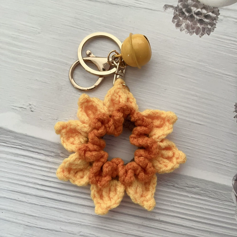Sanrio, творческая милая брелк handmade, подвеска, ключи от машины, корейский стиль, подсолнечник