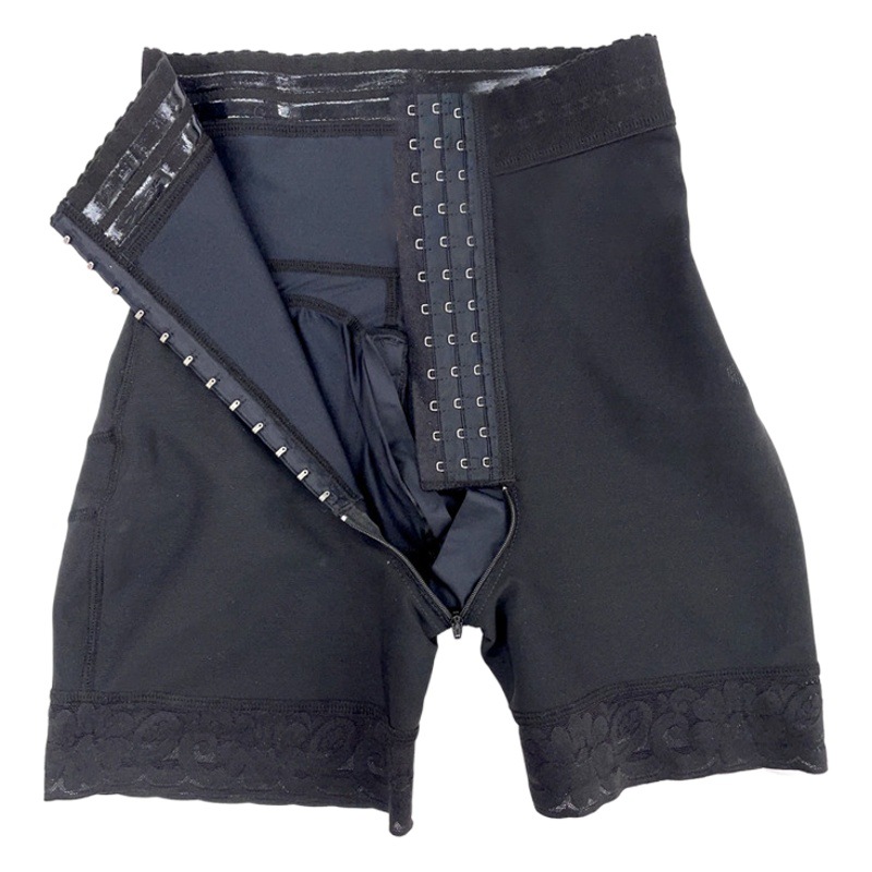 Cross-border thickened mesh hip-lifting jumpsuit high waist body shaping pants Fajas Butt Lifter Shaperwear