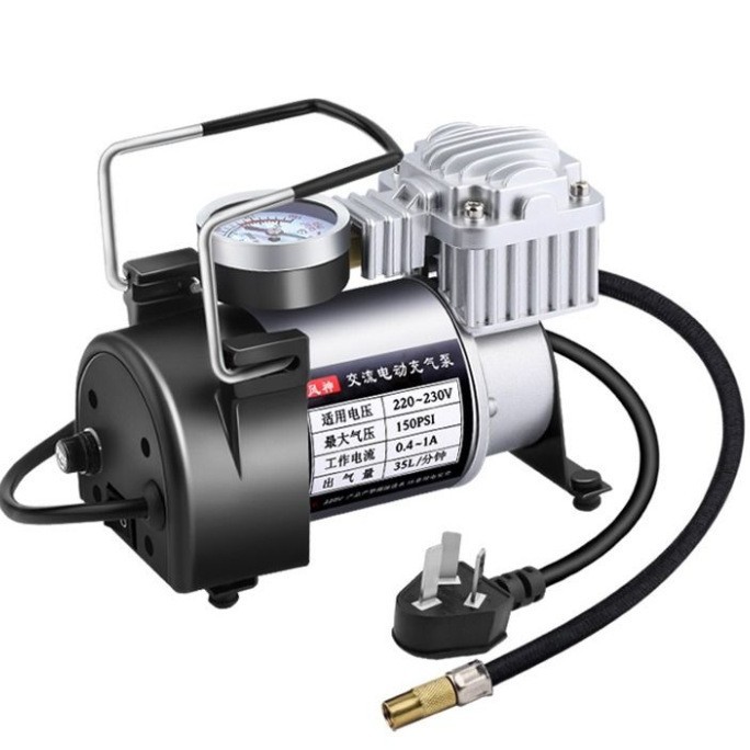 充气泵220v电动充气泵家用220伏汽车充气泵车载打气筒车用车胎车