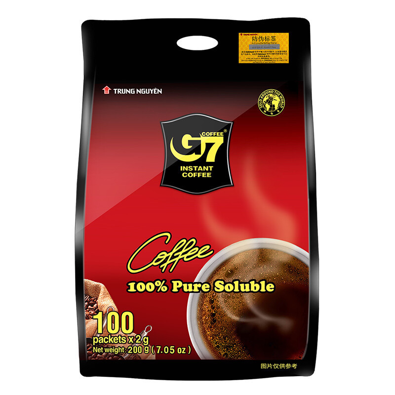輸入中原ブラックコーヒー g7 インスタントエクストラストロングアメリカンインスタントベトナムコーヒー粉末ピュアブラックコーヒー無糖 0 脂肪|undefined