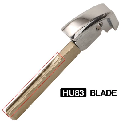 Suitable for Peugeot Citroen smart card key, car key, emergency key blank Hu83/VA2 (Car Keys) - hu83