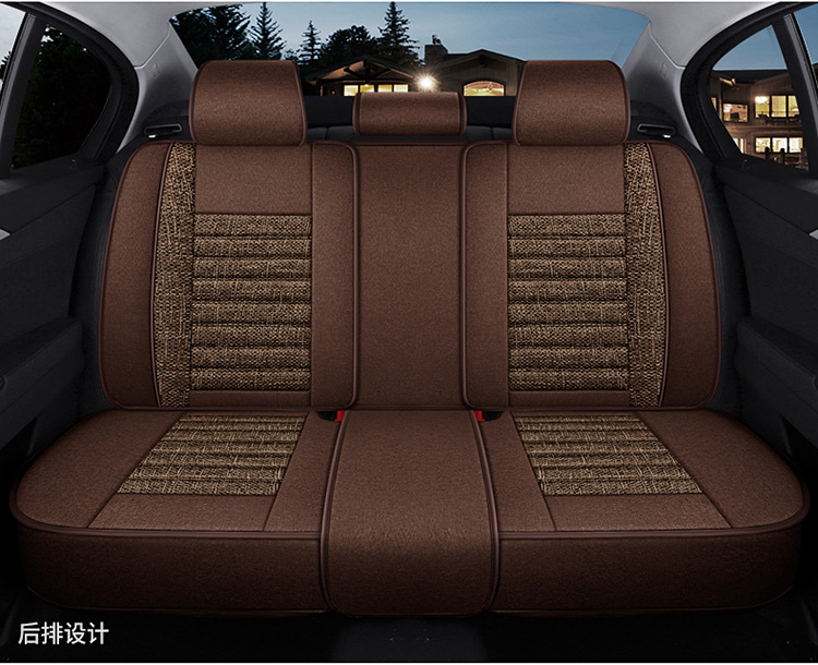Car Seat Covers, Linen Car Mats, New Models for All Seasons, Fully Enclosed Seat Covers, Factory Direct Sales, Seat Cushions, Car Accessories