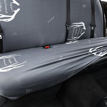 弹力汽车坐垫套全包围座椅套布艺服帖防尘罩单层靠背座位座垫