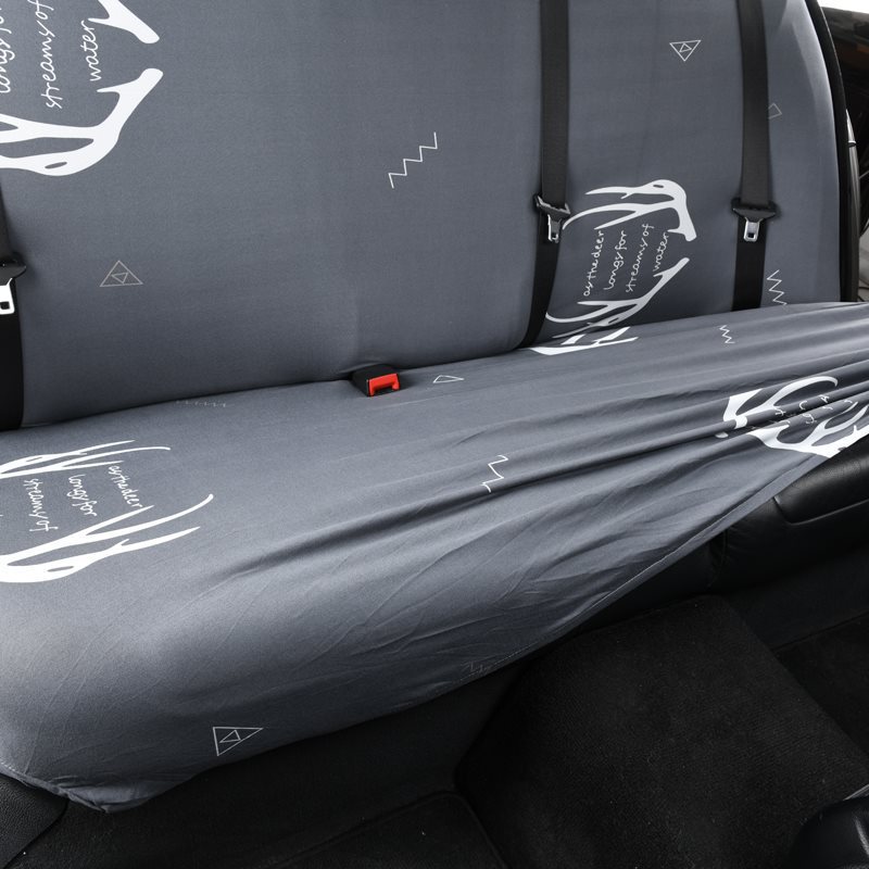 弹力汽车坐垫套全包围座椅套布艺服帖防尘罩单层靠背座位座垫