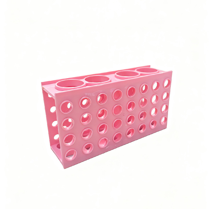 Rack de tubo centrífugo multifuncional de cuatro lados material pp resistente a altas temperaturas 0.5ml 1.5ml 15ml 50ml rack de tubo de ensayo multipropósito