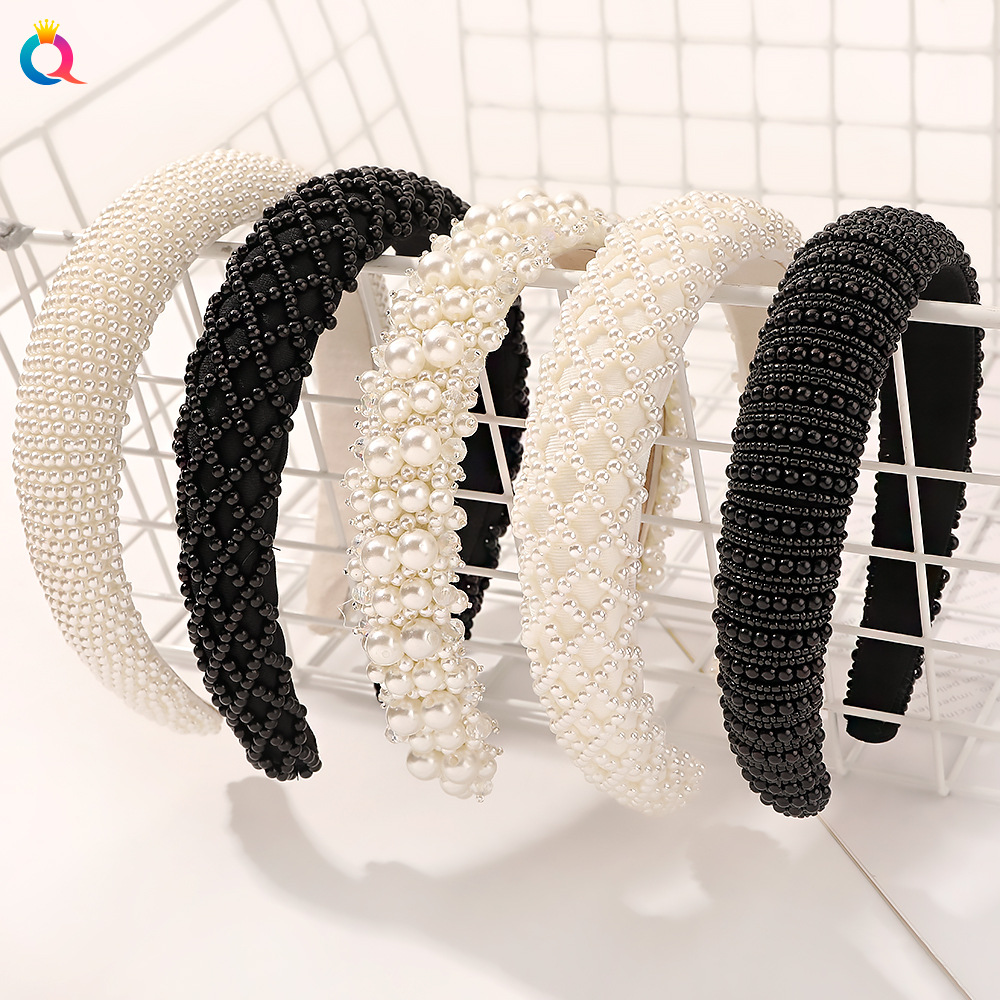 180g Weight Headwear Hair Accessories Type 1 Piece Quantity Street Occasion Artificial Pearl Material Geometric Pattern Women'S Gender Plating Design Fashion Style Fashion Geometric Artificial Pearl Plating Headwear 1 Piece 无