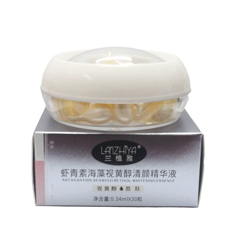 Lanzhiya astaxantina algas marinas retinol esencia de limpieza facial piernas de pollo antiarrugas hidratantes blanqueadores