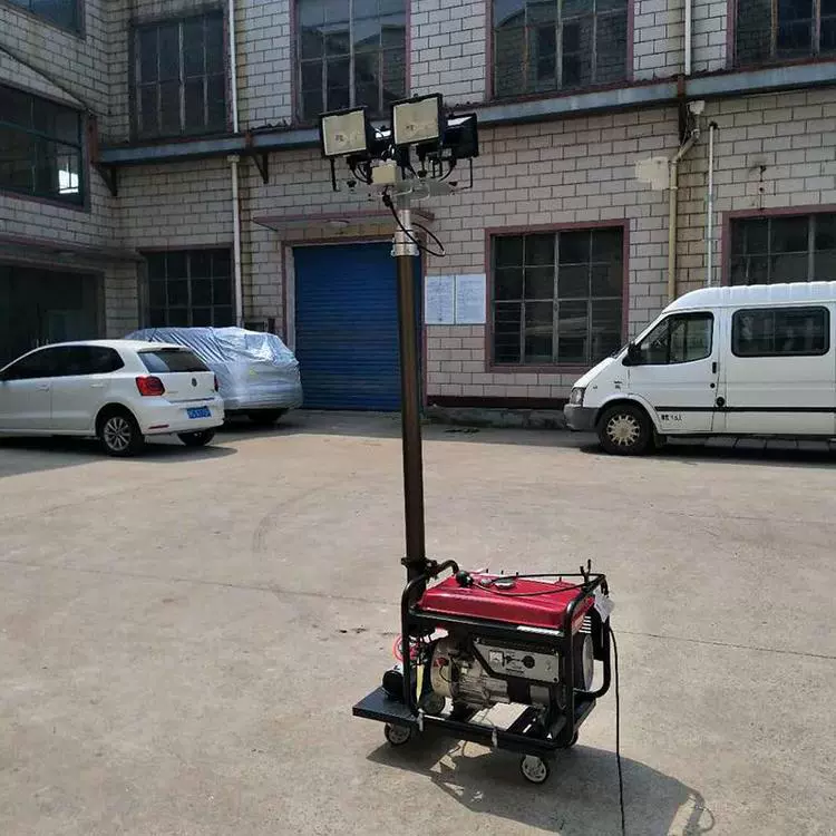 Универсальный мобильный регулируемый световой маяк для аварийных работ на открытом воздухе, энергосберегающий инженерный осветительный грузовик для всестороннего использования