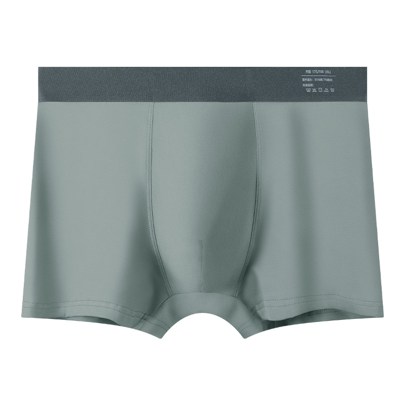 Pantalones íntimas de algodón masculinas de verano transpirables de algodón de clase A cómodas de algodón de color sólido de Xinjiang pantalones cortos de cintura para hombres