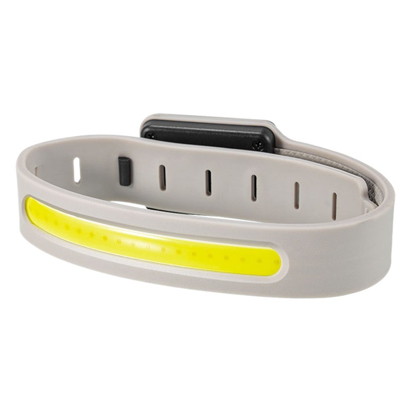 Lámpara de muñeca acolchada transfronteriza, luz roja y blanca, equipo de protección deportiva especial para correr de noche, luz de muñeca recargable de larga duración