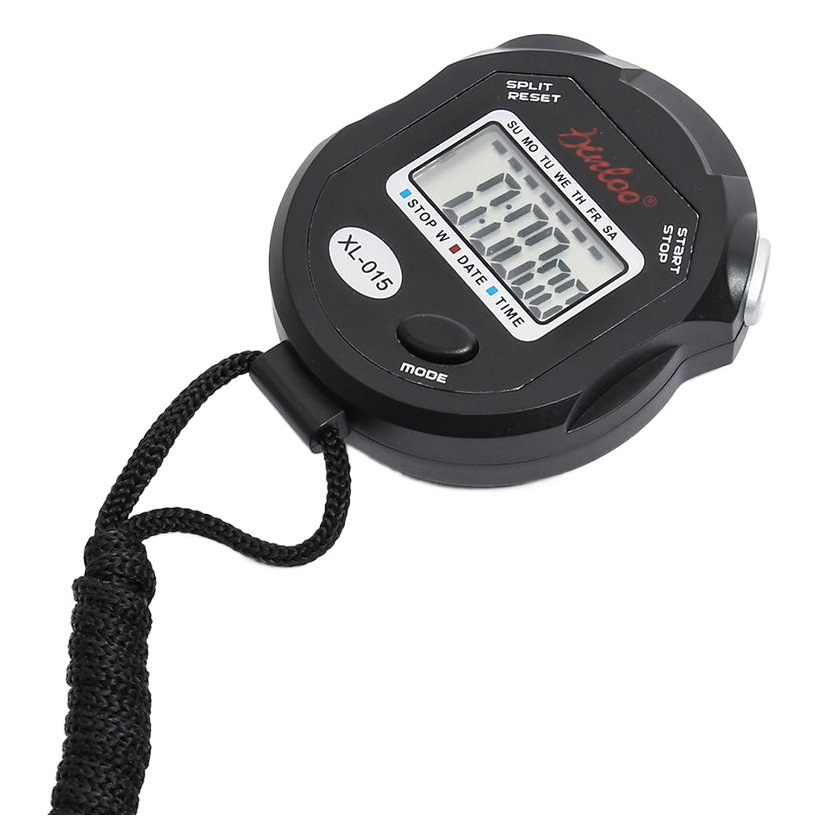 Stopwatch timer electronic stop watch two-way running watch referee sports fitness equipment electronic watch waterproof XL-015