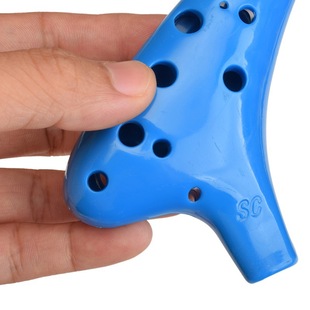 12-луночные высокие частоты C тон Ocarina Смола SC Ocarina новичок взрослые дети самоучка пластиковая игрушка музыкальный инструмент Внешняя торговля
