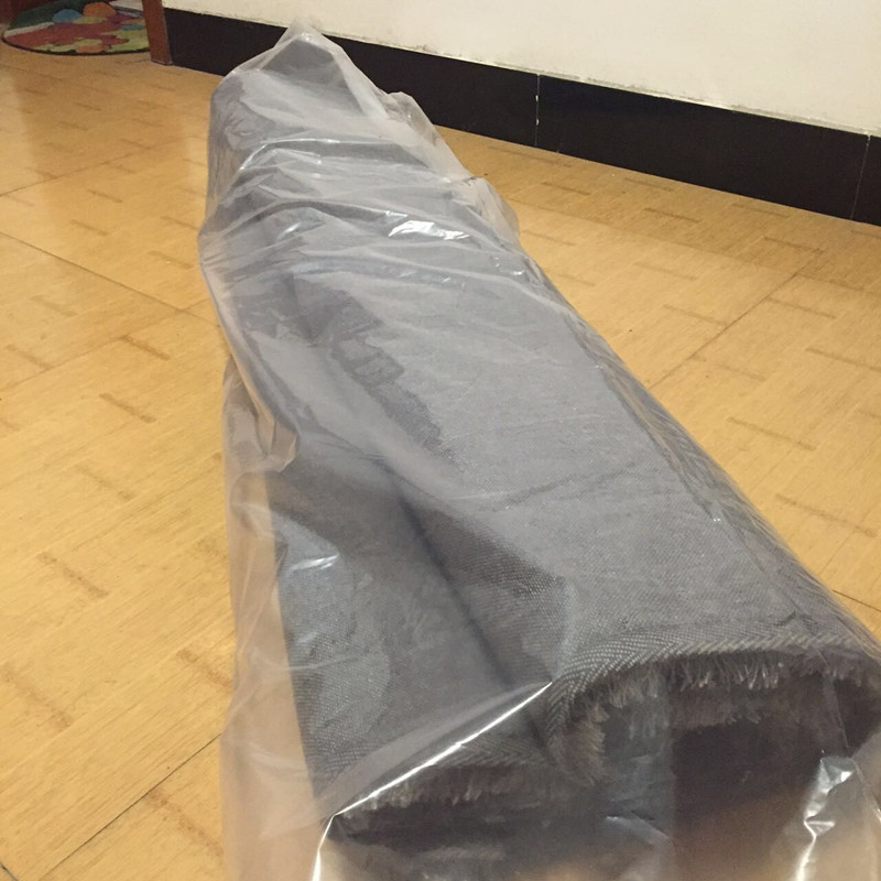 ALI6 carpet storage bag straw mat dust bag mat bag bamboo mat dust cover plastic bag rattan mat plus