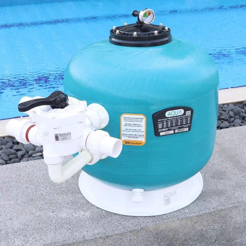 AQUA Aike piscina lateral tanque de arena filtración de agua circulante tratamiento de agua clarificación de calidad del agua equipo de purificación material de filtro de arena de cuarzo
