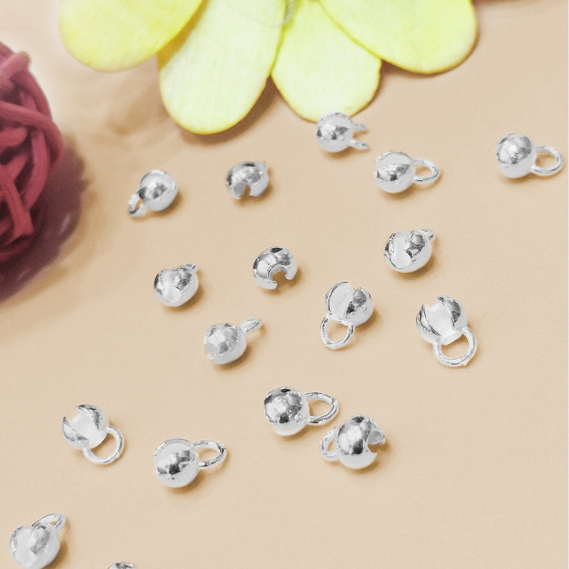6g Weight Jewelry Buckle Jewelry Making Type DIY Jewelry Accessories Classification 1 Piece 925 Sterling Silver Solid Color Jewelry Buckle Jewelry Accessories
