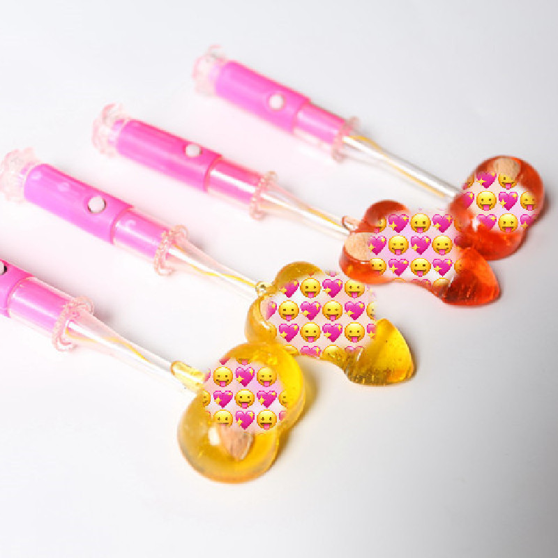 发光棒棒糖玩具情趣糖果酒吧夜店KTV地摊产品闪光棒棒糖厂家直供