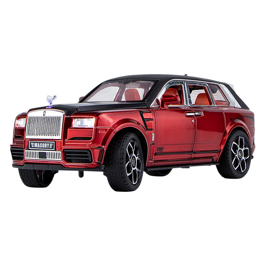 (窓の開けた箱) シミュレーション1:24ラウス庫里南マイサリ合金の自動車模型は生放送で商品を持っています。