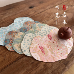 轻奢双面防水如意壶承禅意茶席垫织锦干泡席隔热壶垫茶垫茶桌垫布
