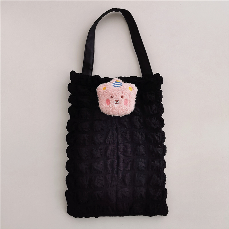 Korean-style cute bear tissue box cover for car seat backs, suitable for babies and children