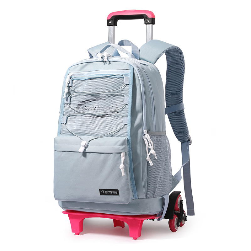 Pescado natural transfronterizo nueva bolsa de la escuela primaria estudiante masculino y femenino Grado 2-6 de gran capacidad mochila desmontable