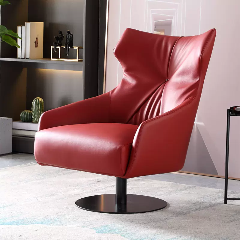 懒人沙发客厅单人沙发椅轻奢旋转家用休闲椅卧室阳台现代简约躺椅